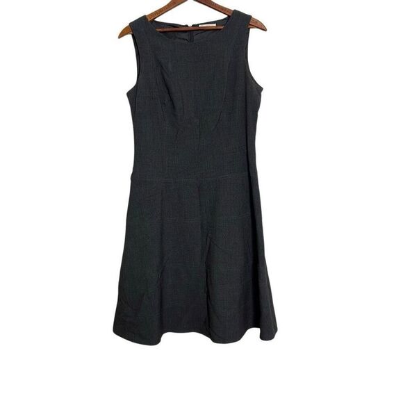Calvin Klein Sleeveless Pleated Fit And Flare Dress Black Size S - Picture 3 of 7